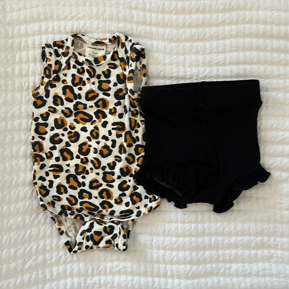 Spearmint Love bodysuit and bloomers